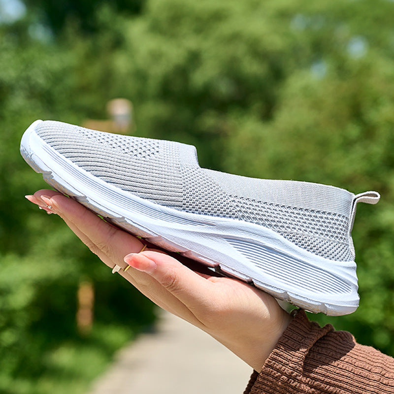 Ladies slip-on running shoes comfortable and breathable Lune London