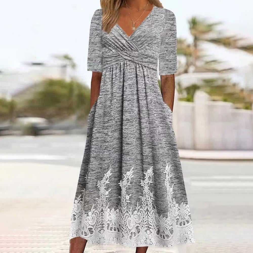 Lune London Lace Midi Dress for Women