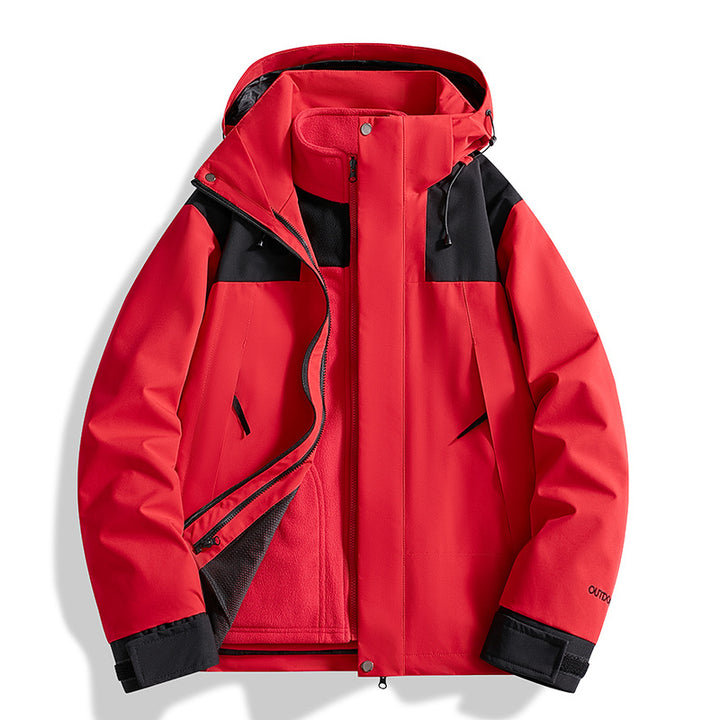 Women Versatile Outdoor Jacket with Removable Fleece Inner Jacket and Waterproof Membrane Amarae