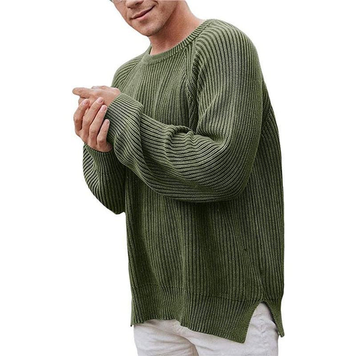 Elegant knit sweater for men with a textured design and a modern fit Lune London