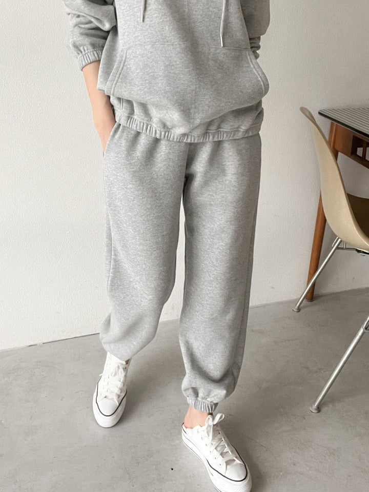 Women's Casual Hoodie and Jogging Pants Set with Elastic Waistband and Practical Pockets Chic & Stil