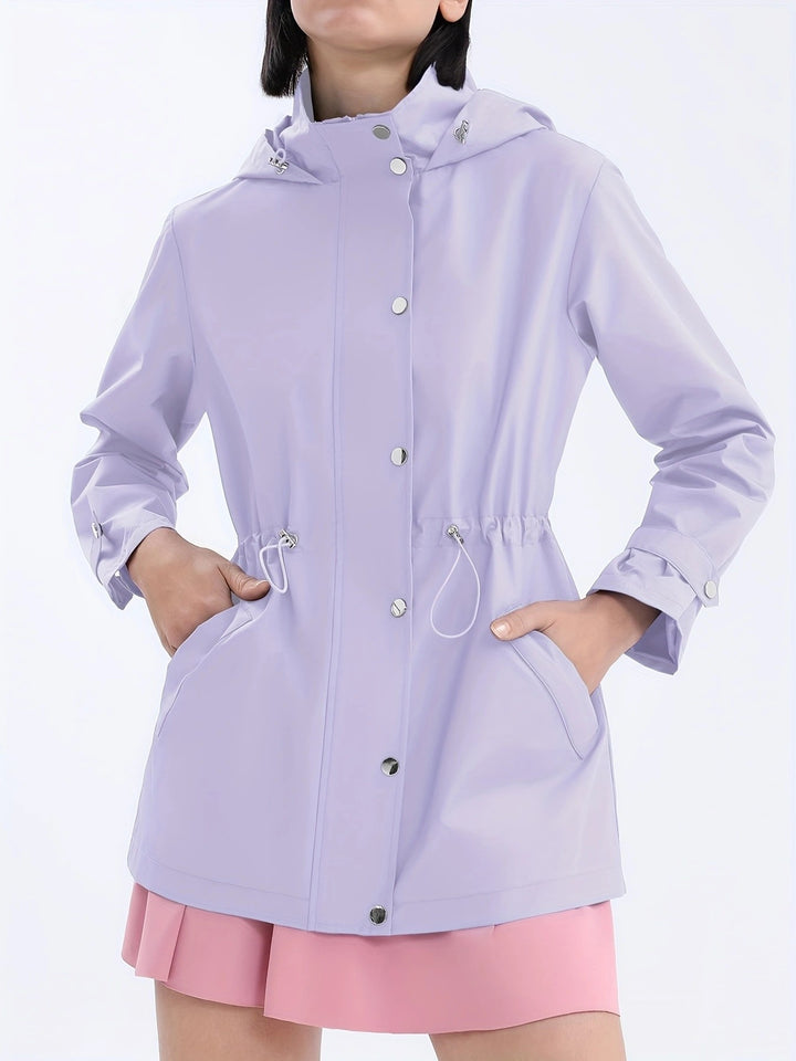 Veste de transition pour femme avec cordon de taille ajustable et poches pratiques Chic & Stil