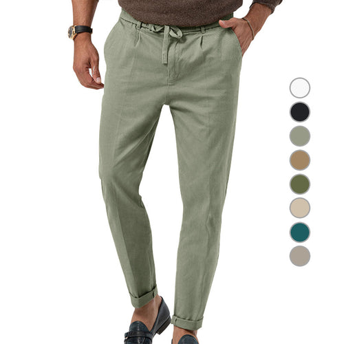 Elegant chino pants for men with adjustable waistband and practical side pockets Amarae