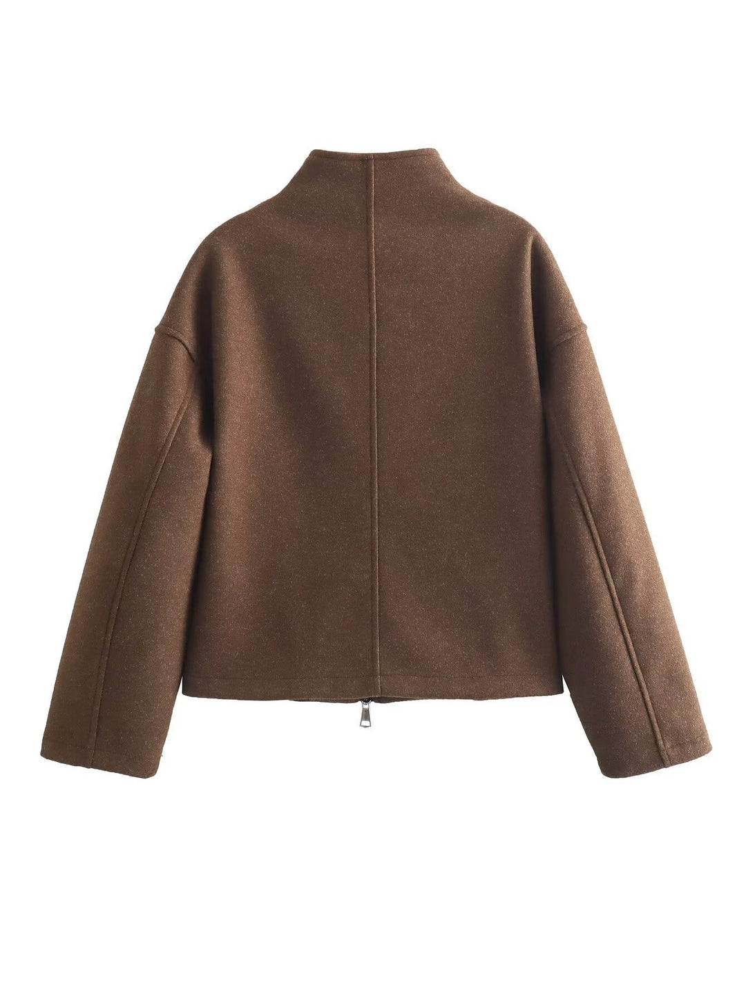 Contemporary transition jacket for women with high-quality high collar and full zip Lune London