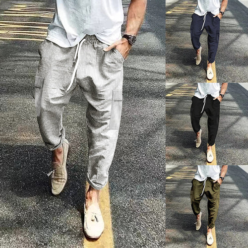 Cargo jogger pants for men with practical side pockets and comfortable fit Amarae