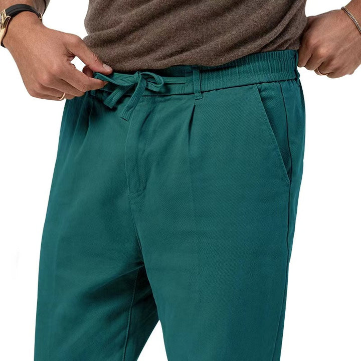 Comfortable men’s leisure pants with elastic waistband Lune London