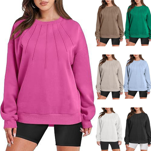 Oversized sweatshirt for women with structured design Amarae