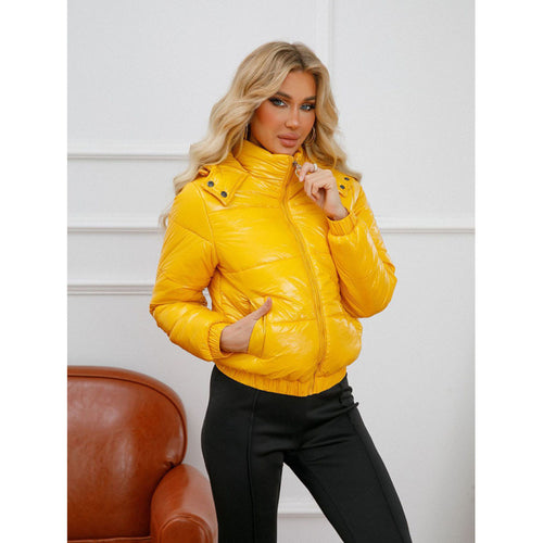 Ladies winter coat shiny Amarae