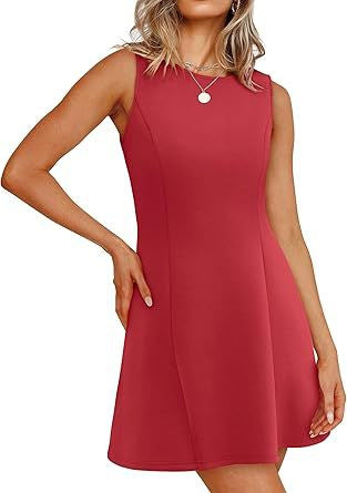 Sleeveless A-line dress for women with timeless cut Lune London