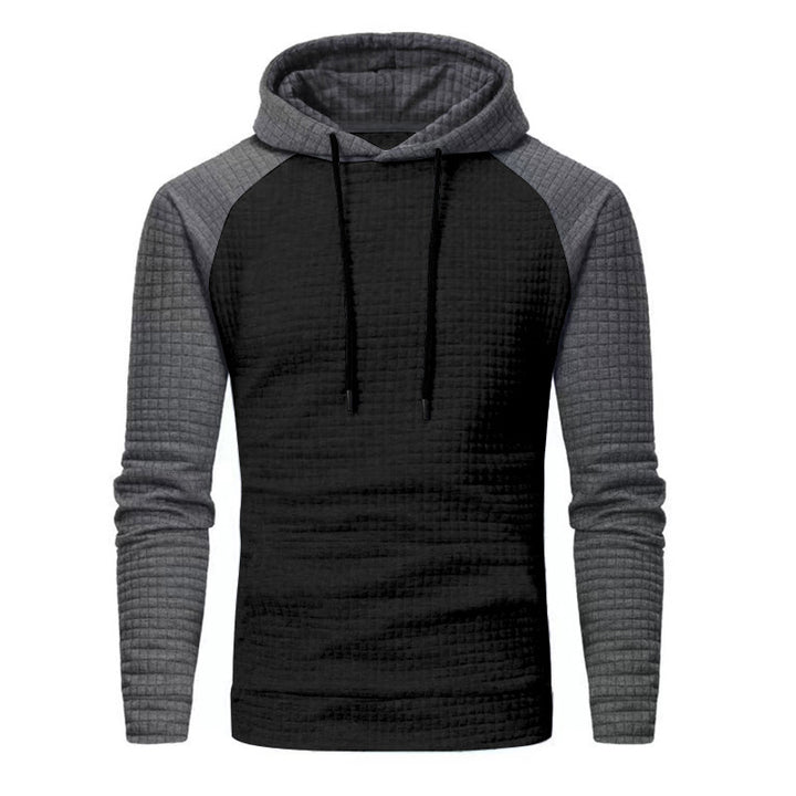 Men's hoodie with textured design Amarae