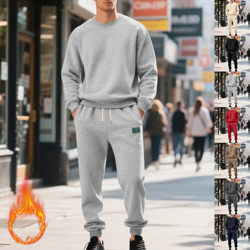 Chic and stylish comfortable sweatshirt and jogging set for men