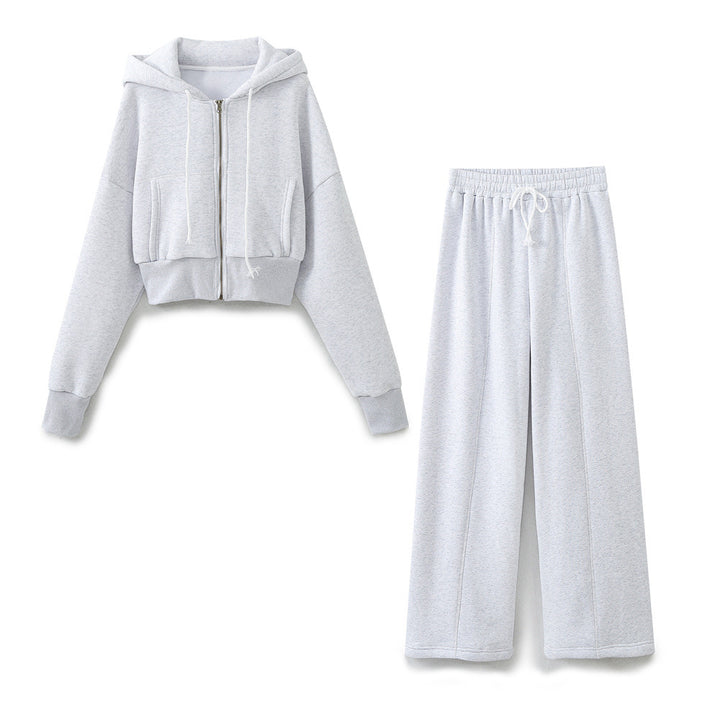 Lune London women's cropped hoodie set and jogger pants
