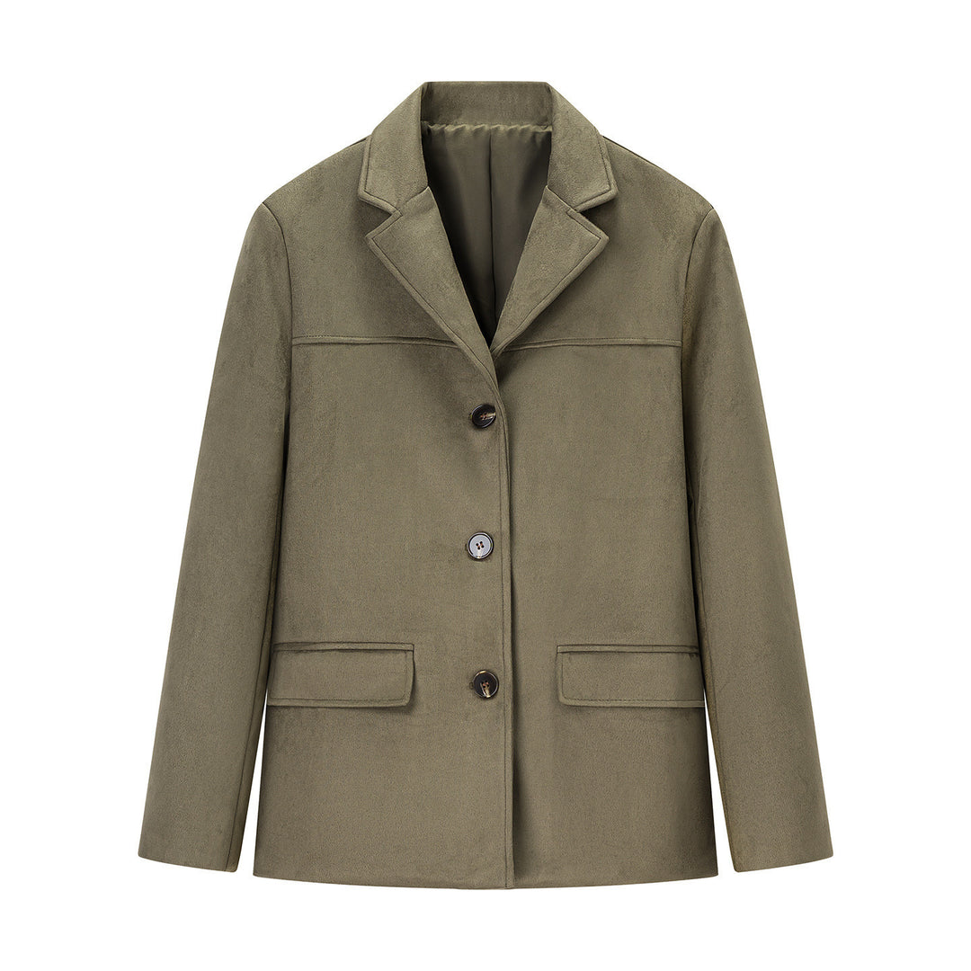 Trendy wool blazer for women with pockets and high-quality finish Lune London