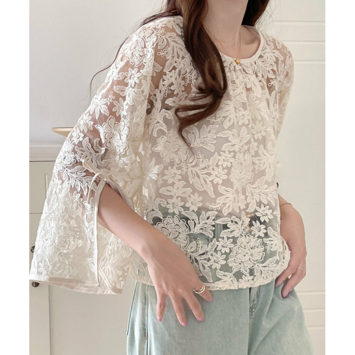 Lune London Floral Lace Blouse for Women