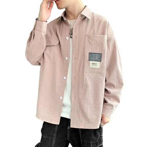 Casual utility shirt jacket for men with practical pockets and modern design Amarae