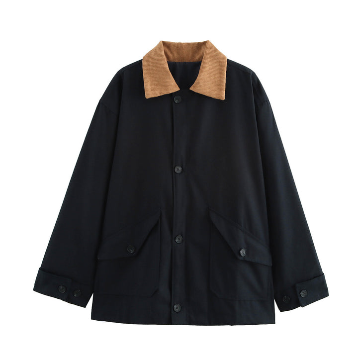 Ladies Utility Jacket with loose fit and classic collar Lune London