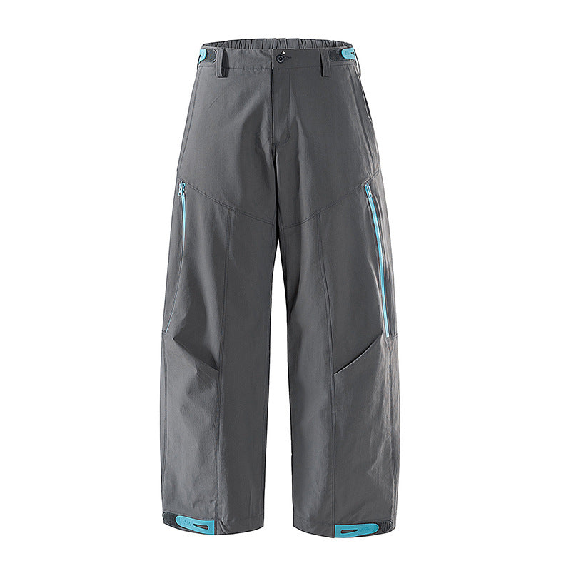 Women's wide technical trekking pants with reinforced knees, zippered pockets, and adjustable hem Amarae