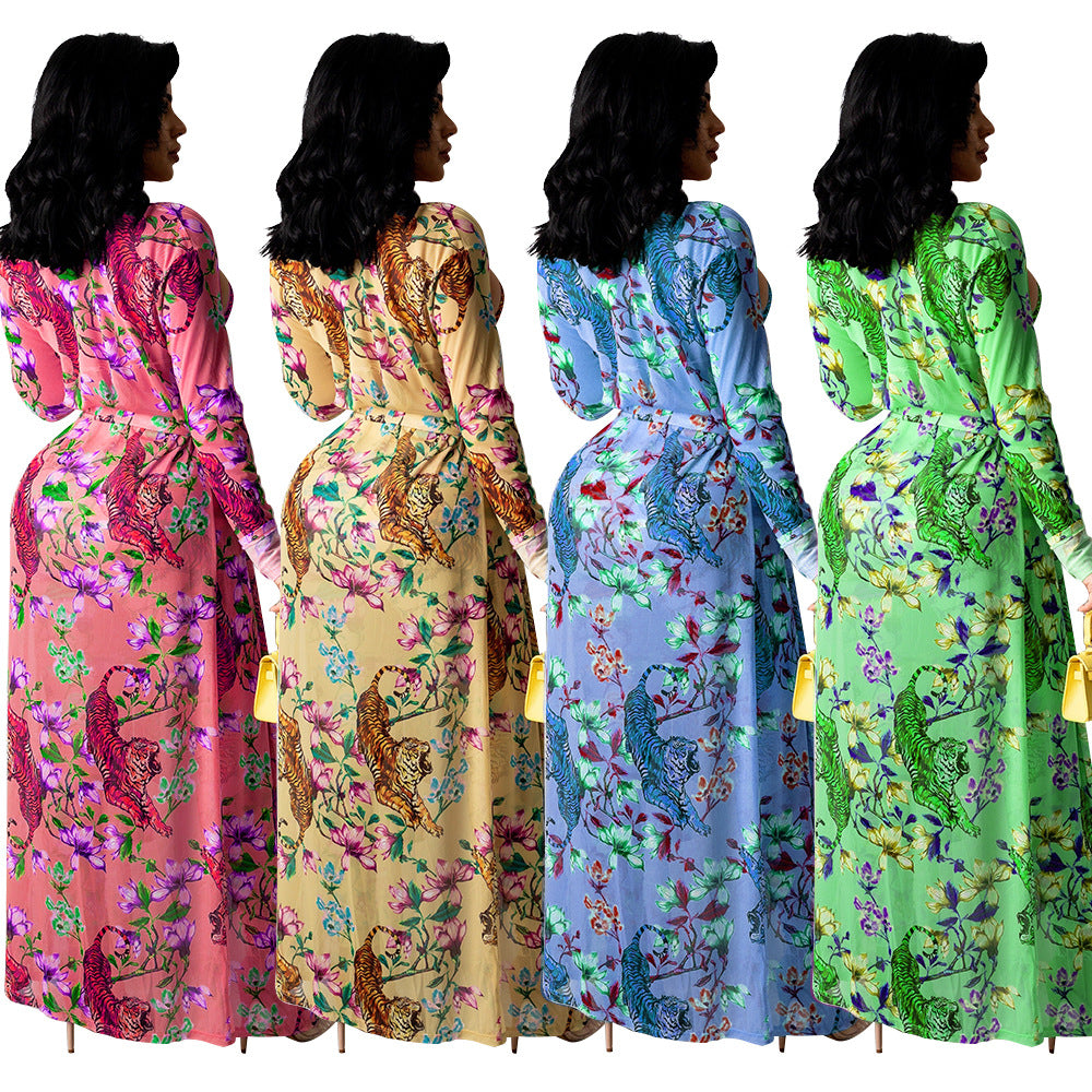 Ladies floral pattern two-piece Lune London