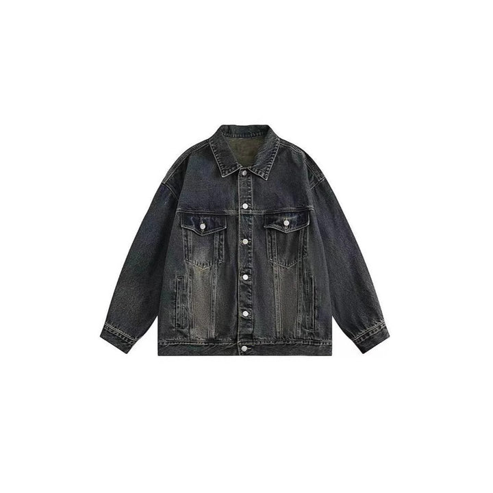 Veste en denim pour femmes avec lavage vintage et poches pratiques Chic & Stil