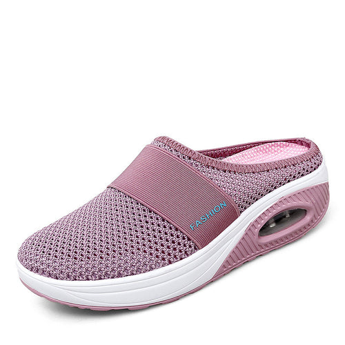 Ladies Comfortable Wellness Sandals with Air Mesh Surface and Cushioning Sole Amarae