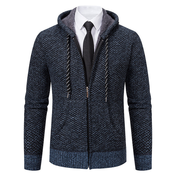 Stylish hooded jacket for men with soft inner lining and elegant accents Lune London