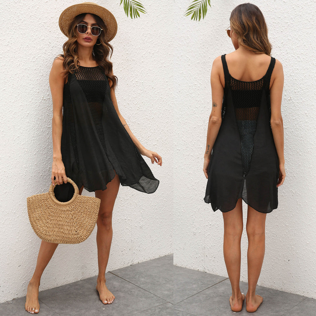 Ladies Crocheted Beach Dress Airy Cover-Up Lune London