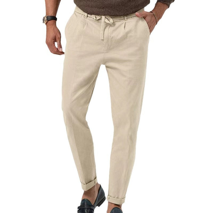 Comfortable men’s leisure pants with elastic waistband Lune London