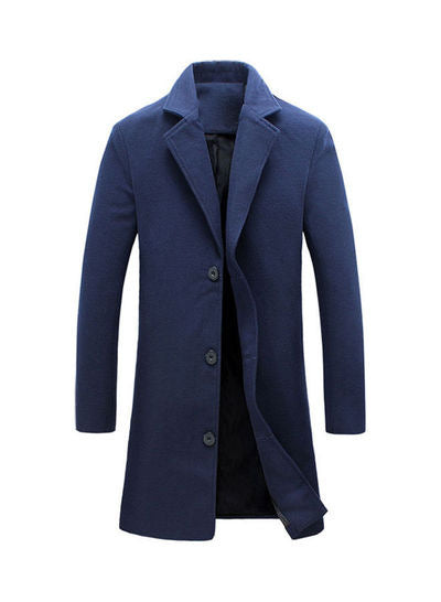 Amarae | Men's Elegant Wool Coat with Modern Cut and Warm Interior