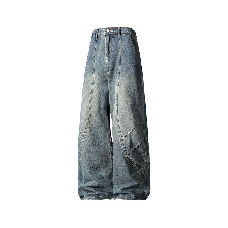 Ladies wide cut jeans and denim with innovative design Lune London