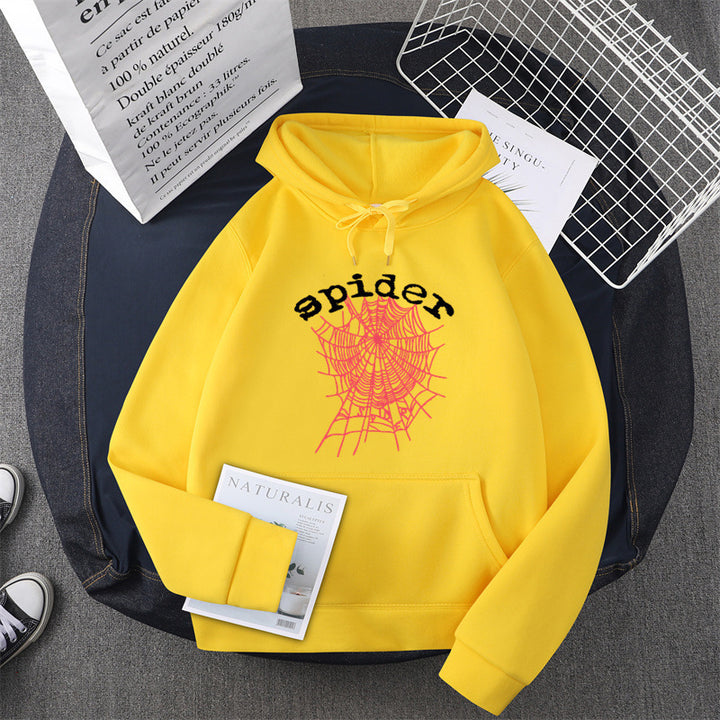 Women's hoodie with creative spider motif Lune London