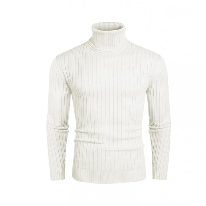 High-end ribbed turtleneck sweater for men Lune London