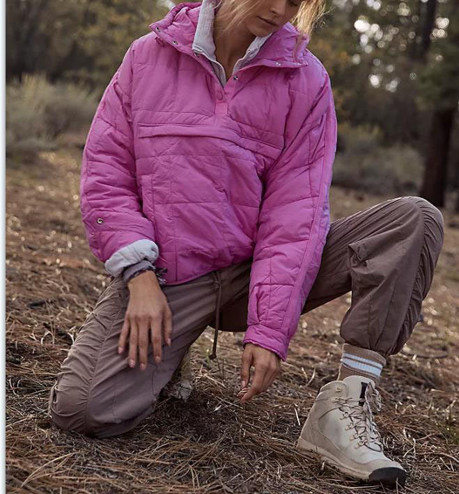 Veste rembourrée à capuche grande taille pour femmes Chic & Stil
