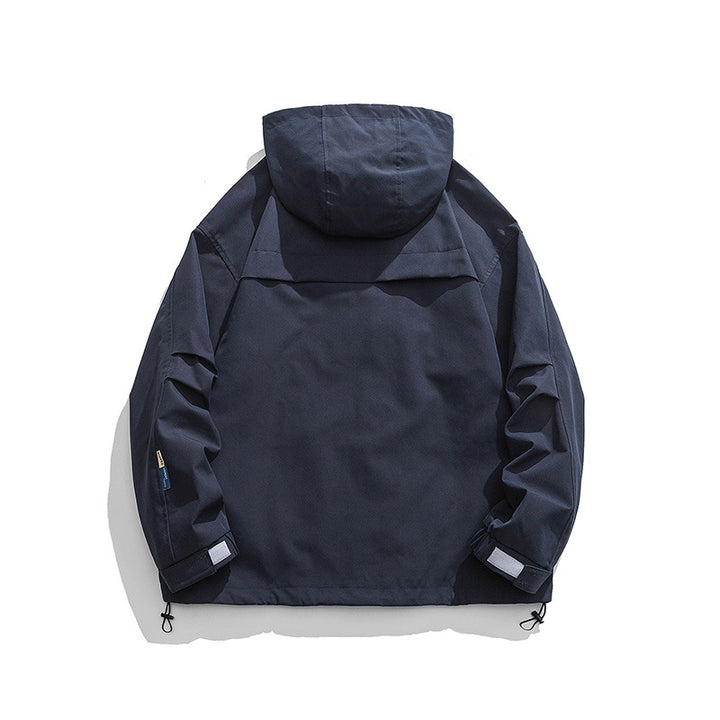 Unisex Oversize-Utility-Jacket with Hood, multifunctional flap pockets and drawstring Amarae