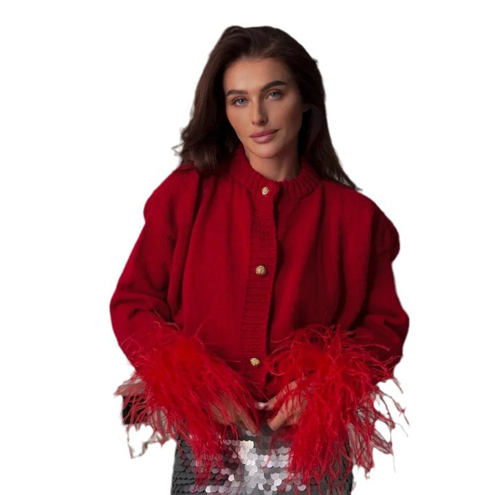 Cardigan élégant pour femmes avec des manches fantaisie Chic & Stil