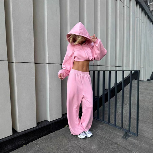 Ladies casual and stylish hoodie sweatshirt set Amarae