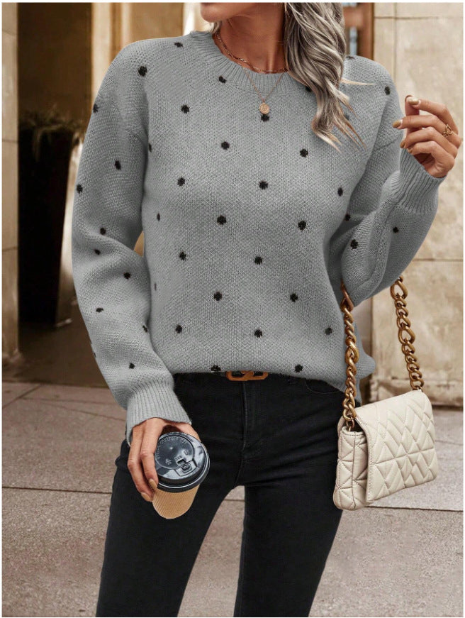Sweater pour femmes avec un motif ludique et une coupe confortable Chic & Stil