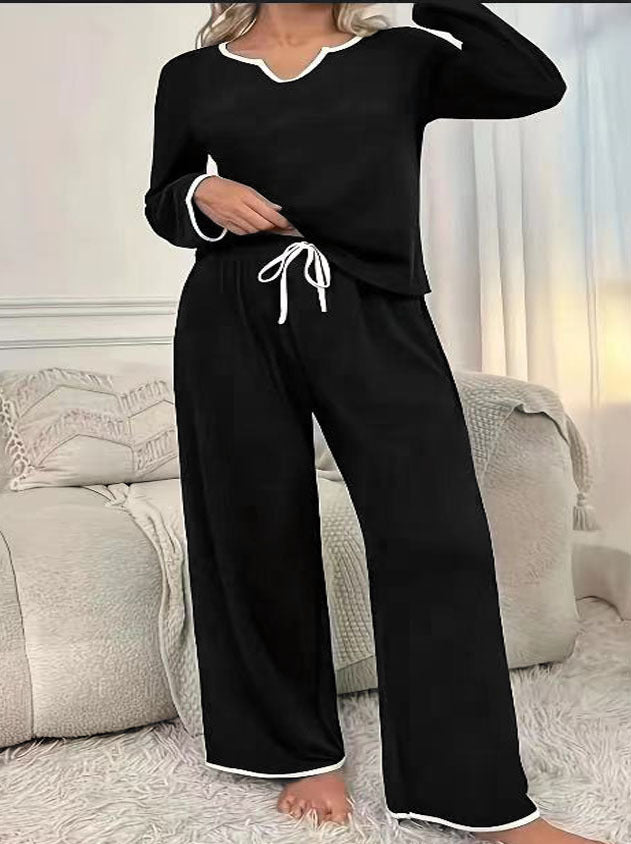 Women Comfortable Relaxation Suit with Attractive Piping Lune London
