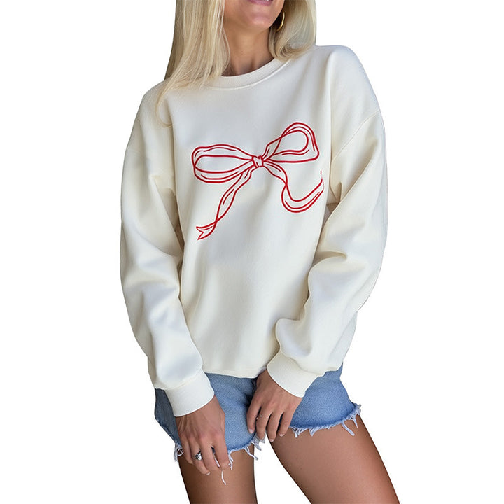 Women's sweatshirt with playful knot pattern and relaxed fit Lune London
