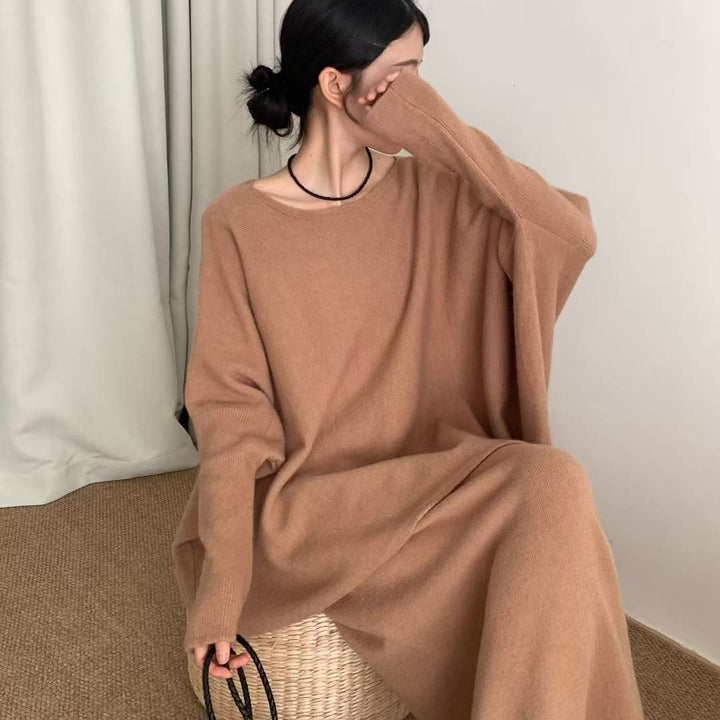 Pull oversized élégant pour femmes en maille fait de matériau doux Chic & Stil