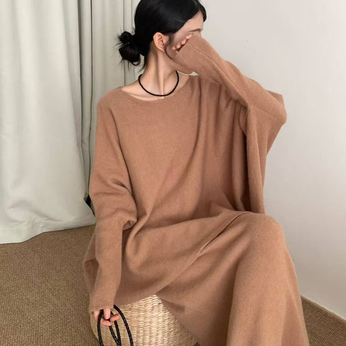 Pull oversized élégant pour femmes en maille fait de matériau doux Chic & Stil