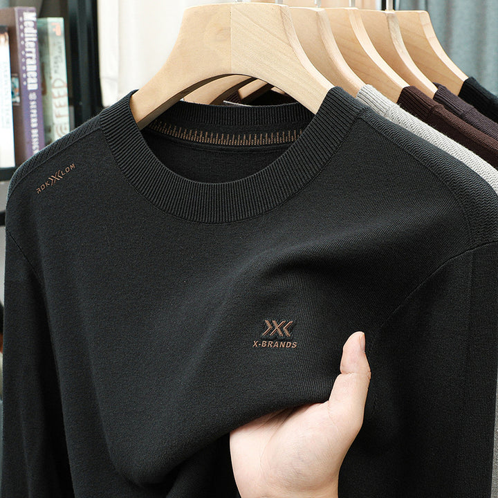 High-quality cotton round neck sweater for men Lune London
