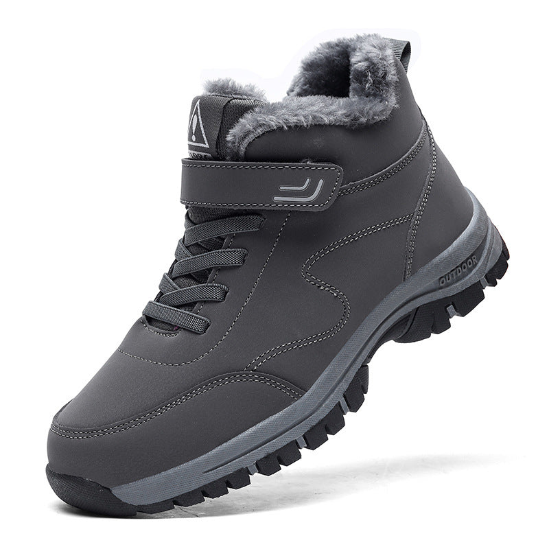 Women's ankle-height thermo hiking boots with faux fur lining and slip-resistant multi-zone profile sole Amarae