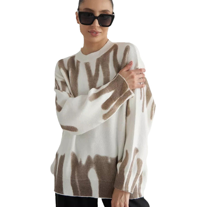 Pull décontracté tendance pour femmes avec un dégradé moderne et une coupe décontractée Chic & Stil