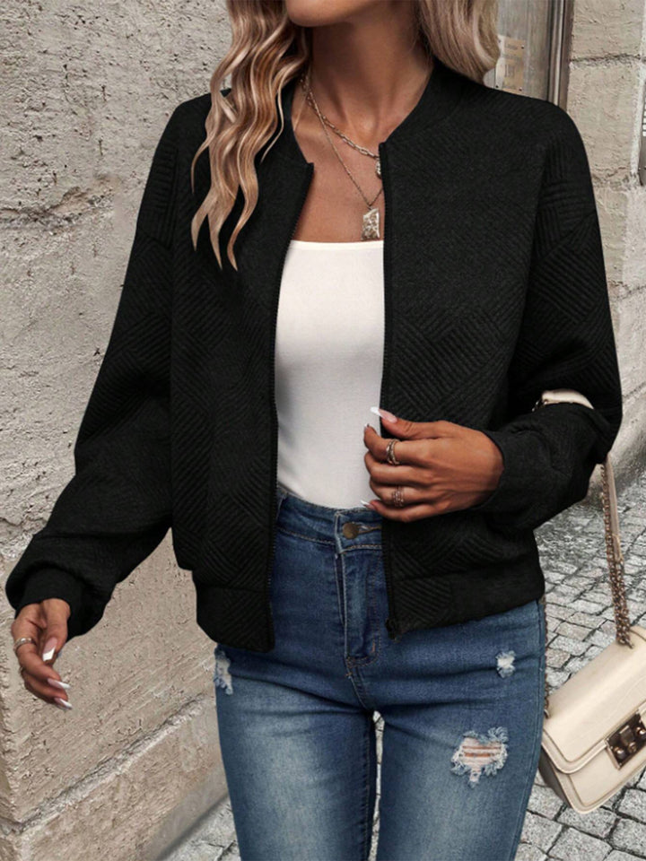 Jacket for women in structured fabric and modern cut Lune London
