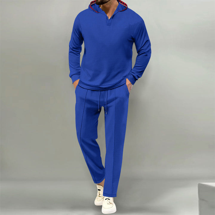 Men's comfortable waffle texture leisure suit Amarae