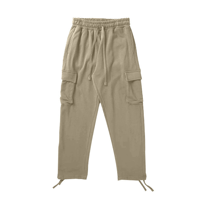 Men's cargo joggers with elastic waistband and practical side pockets Lune London