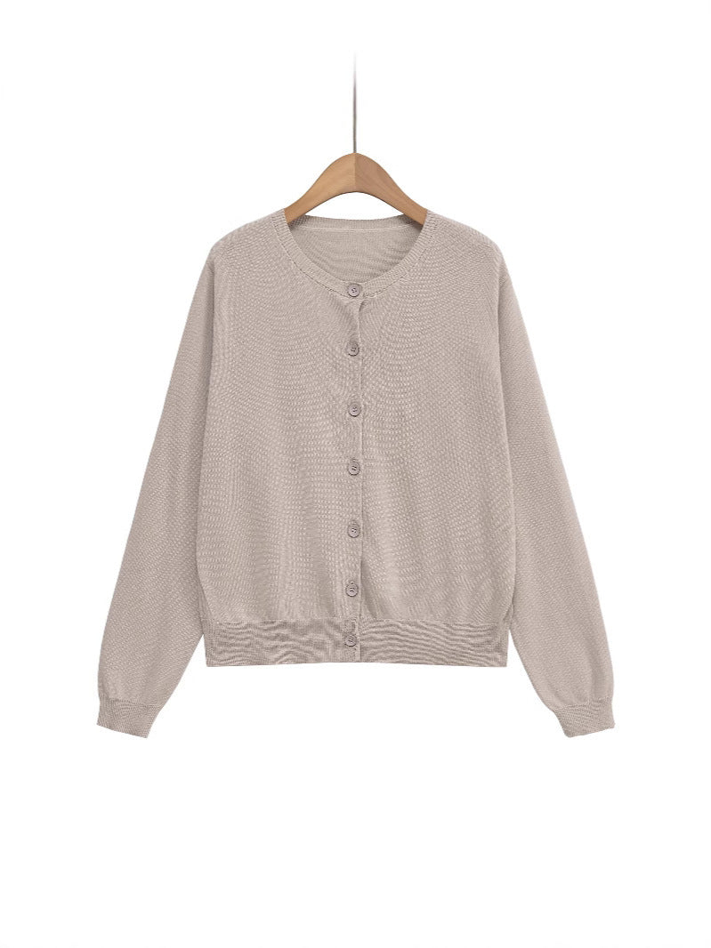 Ladies casual cardigan with button details Lune London