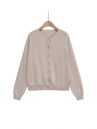Ladies casual cardigan with button details Amarae