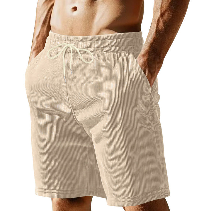 Men's breathable sport shorts with elastic waistband and drawstring Lune London