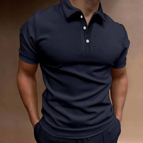 Performance-focused short sleeve polo shirt for men Chic und Stil